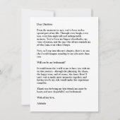 Gothic Halloween Schwarze Fledermaus Brautjungfer Karte (Rückseite)