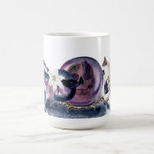 Gothic Halloween Skull & Raven Kaffeetasse (Mittel)