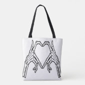 Gothic Halloween Skull Tasche (Rückseite)
