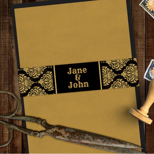 Gothic Halloween Spirit Board Wedding oder Dusche Einladungsbanderole