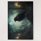 Gothic Halloween Spooky Crows Puzzle (Vertikal)