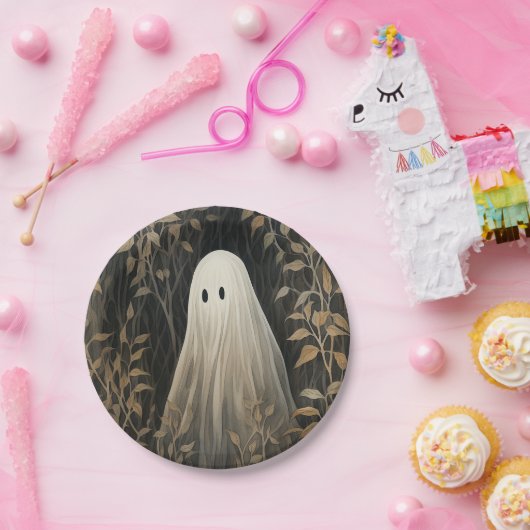 Gothic Halloween Spooky Ghost Pappteller (Party)