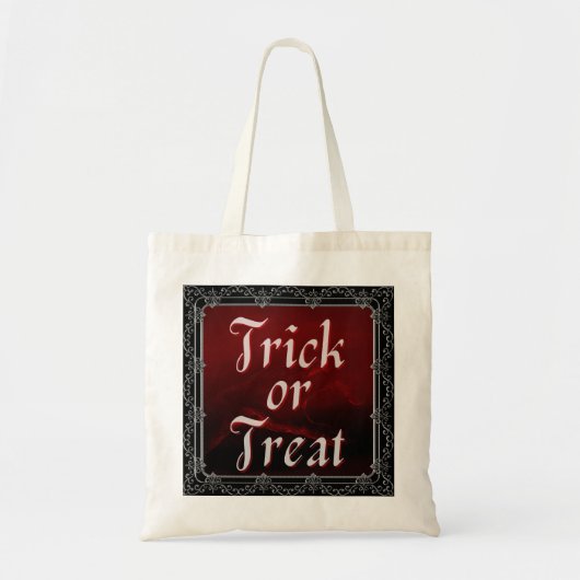 Gothic Halloween Trick oder Treat Tragetasche (Vorne)