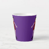 Gothic Halloween Vampir Lady Milchtasse (Vorderseite)