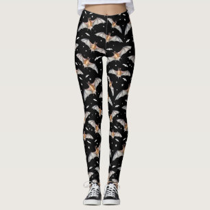 Gothic Halloween Vampire Bats Goth Creepy Niedlich Leggings