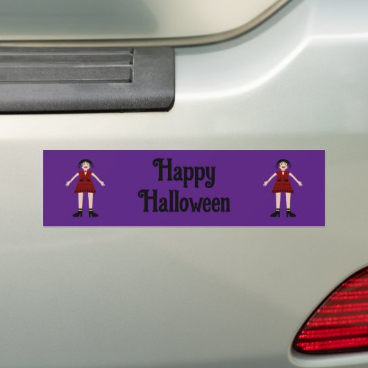 Gothic Halloween Vampire Lady Custom Autoaufkleber (Auf Auto)
