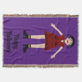 Gothic Halloween Vampire Lady Custom Decke (Vorderseite)