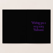 Gothic Halloween Vampire Lady Custom Folienkarte (Innenseite)