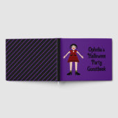 Gothic Halloween Vampire Lady Custom Gästebuch (Voll)