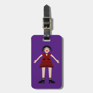 Gothic Halloween Vampire Lady Custom Gepäckanhänger