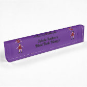 Gothic Halloween Vampire Lady Custom Namensplakette