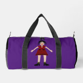 Gothic Halloween Vampire Lady Duffle Bag (Rückseite)