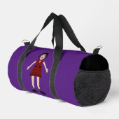 Gothic Halloween Vampire Lady Duffle Bag (Rechte Ecke)