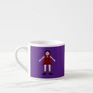 Gothic Halloween Vampire Lady Espressotasse