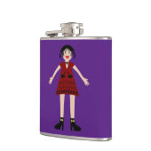 Gothic Halloween Vampire Lady Flachmann (Links)