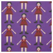 Gothic Halloween Vampire Lady Gemustert Stoff (Muster)