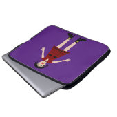 Gothic Halloween Vampire Lady Laptopschutzhülle (Vorne Knopf)