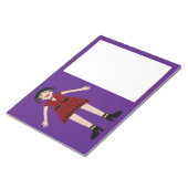 Gothic Halloween Vampire Lady Notizblock (angewinkelt)
