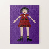 Gothic Halloween Vampire Lady Puzzle (Vertikal)