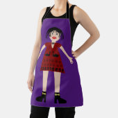 Gothic Halloween Vampire Lady Schürze (InSitu)