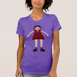 Gothic Halloween Vampire Lady T-Shirt