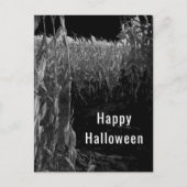 Gothic Halloween Vintag Maze Feiertagspostkarte (Vorderseite)