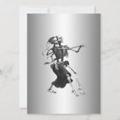 Gothic halloween wedding Invitation Einladung (Rückseite)