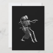 Gothic halloween wedding Invitation Einladung (Rückseite)