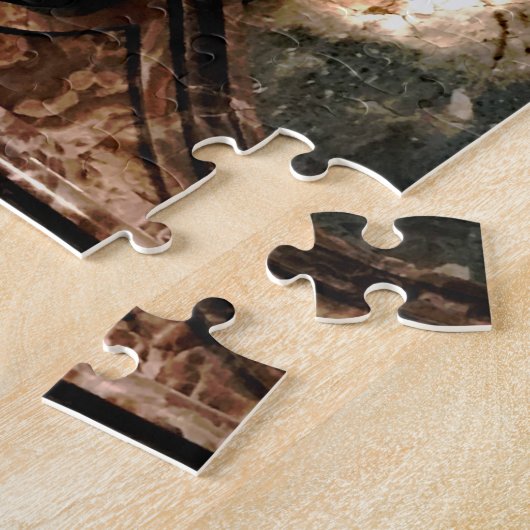 Gothic Halloween Winged Skeleton Puzzle (Seite)