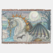 GOTHIC HALLOWEWEWEN UNICORN MIT BAT WINGS, HORSE DECKE (Vorderseite)
