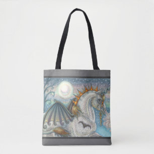 GOTHIC HALLOWEWEWEN UNICORN MIT BAT WINGS, HORSE TASCHE