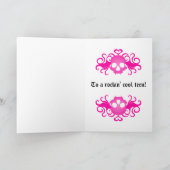 Gothic Happy Birthday Karte (Innenseite)