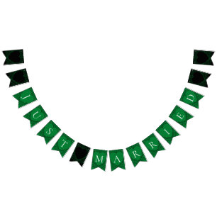 Gothic Heart Banner Grün & Schwarz 1