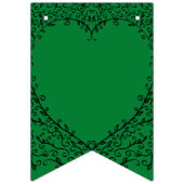Gothic Heart Banner Grün & Schwarz 2 (Erste Fahne)