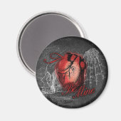 Gothic Heart Be Mine Magnet (Vorderseite/Rückseite)
