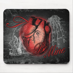 Gothic Heart Be Mine Mousepad