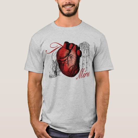 Gothic Heart Be Mine T-Shirt (Vorderseite)