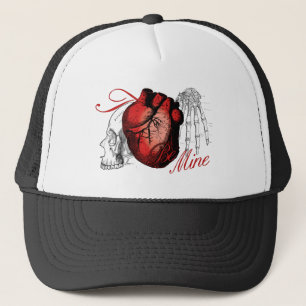 Gothic Heart Be Mine Truckerkappe