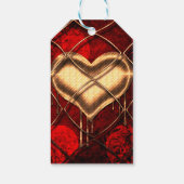 Gothic Heart Custom Geschenkanhänger (Rückseite)