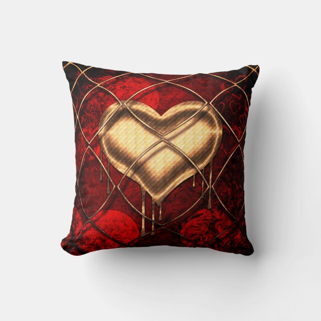 Gothic Heart Custom Kissen (Vorderseite)