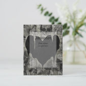 Gothic Heart Einladung (Stehend Vorderseite)