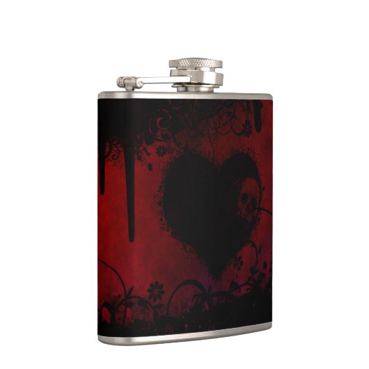 Gothic Heart Flachmann (Rechts)