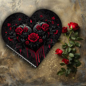 Gothic Heart geformt Notizblock