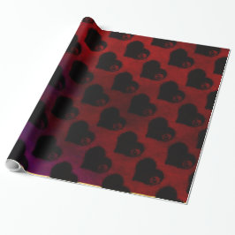 Gothic Heart Geschenkpapier