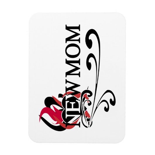 Gothic Heart Junge Mutter T - Shirt und Geschenke Magnet (Vertikal)