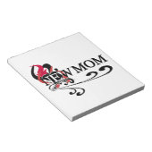 Gothic Heart Junge Mutter T - Shirt und Geschenke Notizblock (angewinkelt)