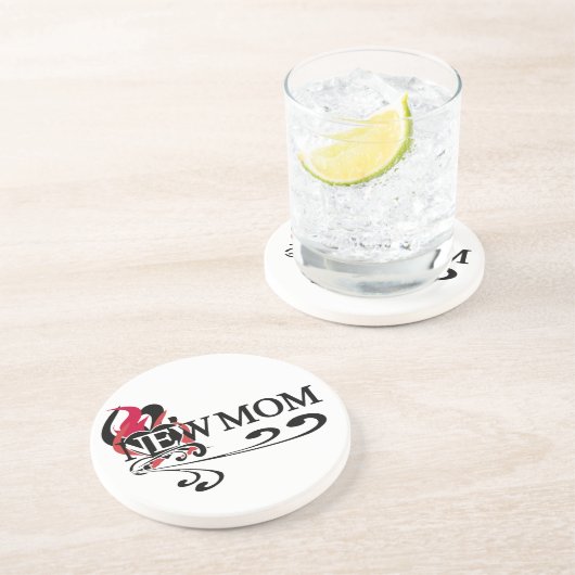 Gothic Heart Junge Mutter T - Shirt und Geschenke Sandstein Untersetzer (Seite)