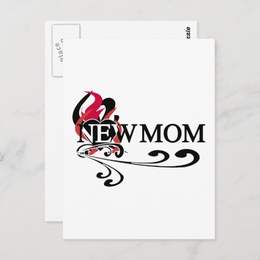 Gothic Heart Junge Mutter Tshirts und Geschenke Postkarte (Vorne/Hinten)