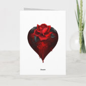Gothic Heart Karte (Rückseite)