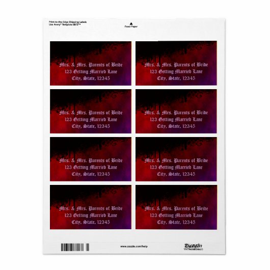 Gothic Heart Label (Vorne)